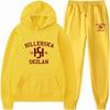 Young Royals Hillerska School Hoodie Teens Casual Printed Pullover Loose Fit