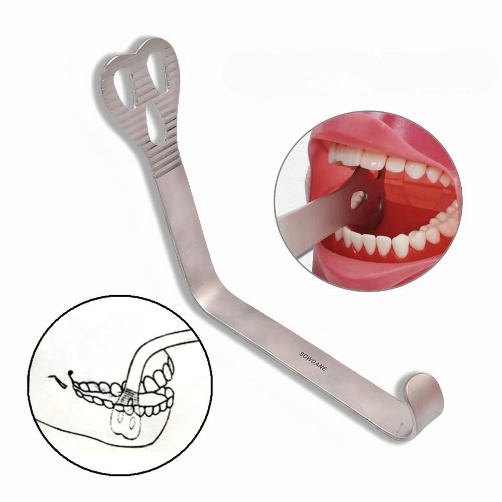 1 bucată Retractor Dental Mai Larg Retractor de Izolare Linguală Retractor de Gură Retractoare Dentare Deschizător Oral de Gură Gag Bucal