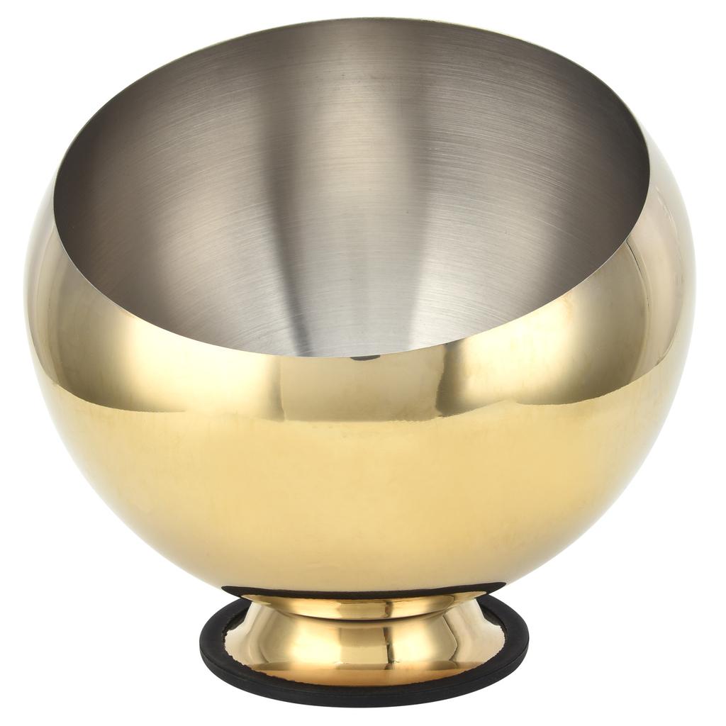 Edelstahl Würzzschüssel Hot Pot Restaurant Würzzschüssel Scharfer Hot Sauce Topf mit Sockel L