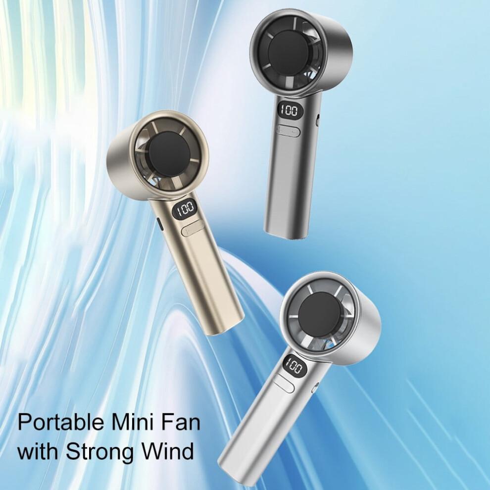 Handheld Fan High- Portable Turbofan Usb Rechargeable Electric Fan