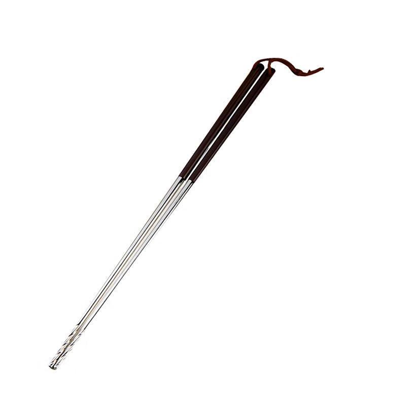 Minai 316L Stainless Steel & Chicken Wing Wood Chopsticks