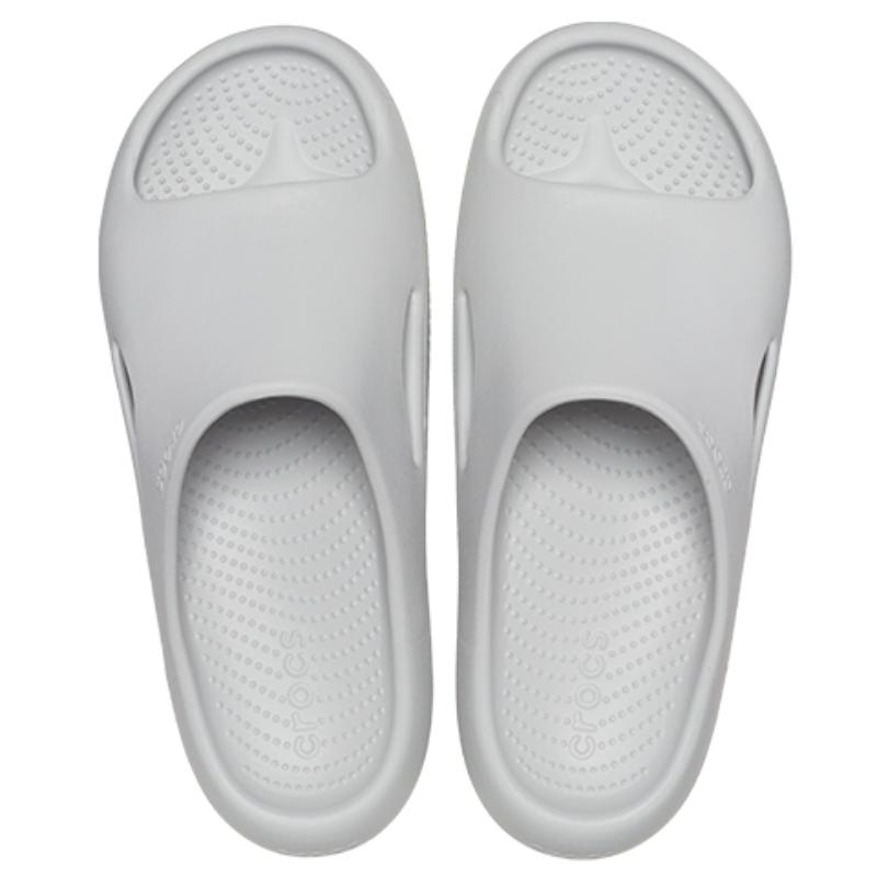Crocs EVA Round-Toe Slip-On Flip-Flops Unisex Atmospheric Gray