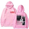 Felpa con Cappuccio Grafica Scarface Film Gangster Stampata Tony Montana Pacino Moda Trendy Cotone Puro Oversize