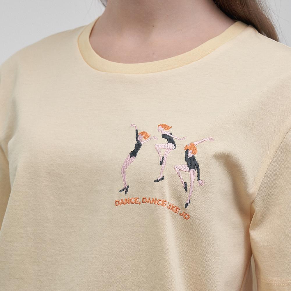 Hiloin One-Neck T-Shirt (Dance Dance Like Joe) - Yellow