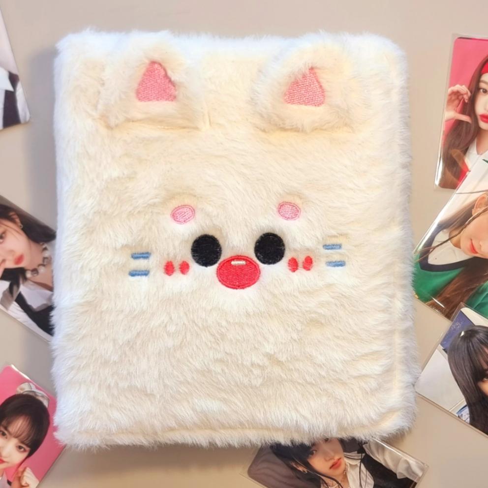 Plan Wow Fur Binder 20-Sheet Animal Foca Binder, Rabbit, 1 Piece