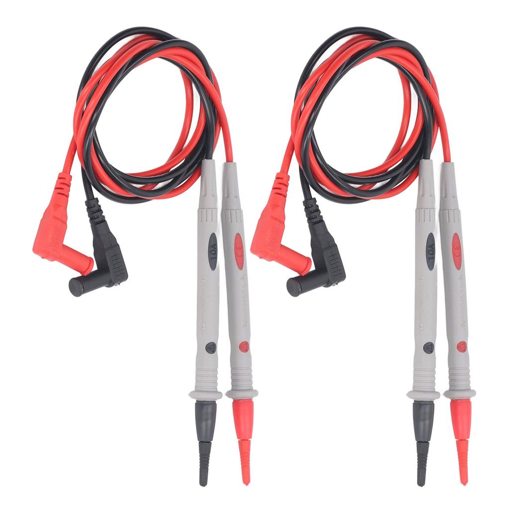 2 Sets Multimeter Test s Silicone Testing Probe Needles Electrical Test Wire Kit Universal 1000V 10A