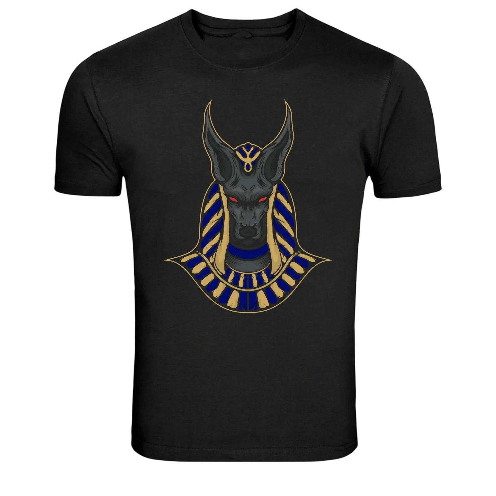 Anubis Egyptian God Jackal Graphic T-Shirt Mythology Tee S