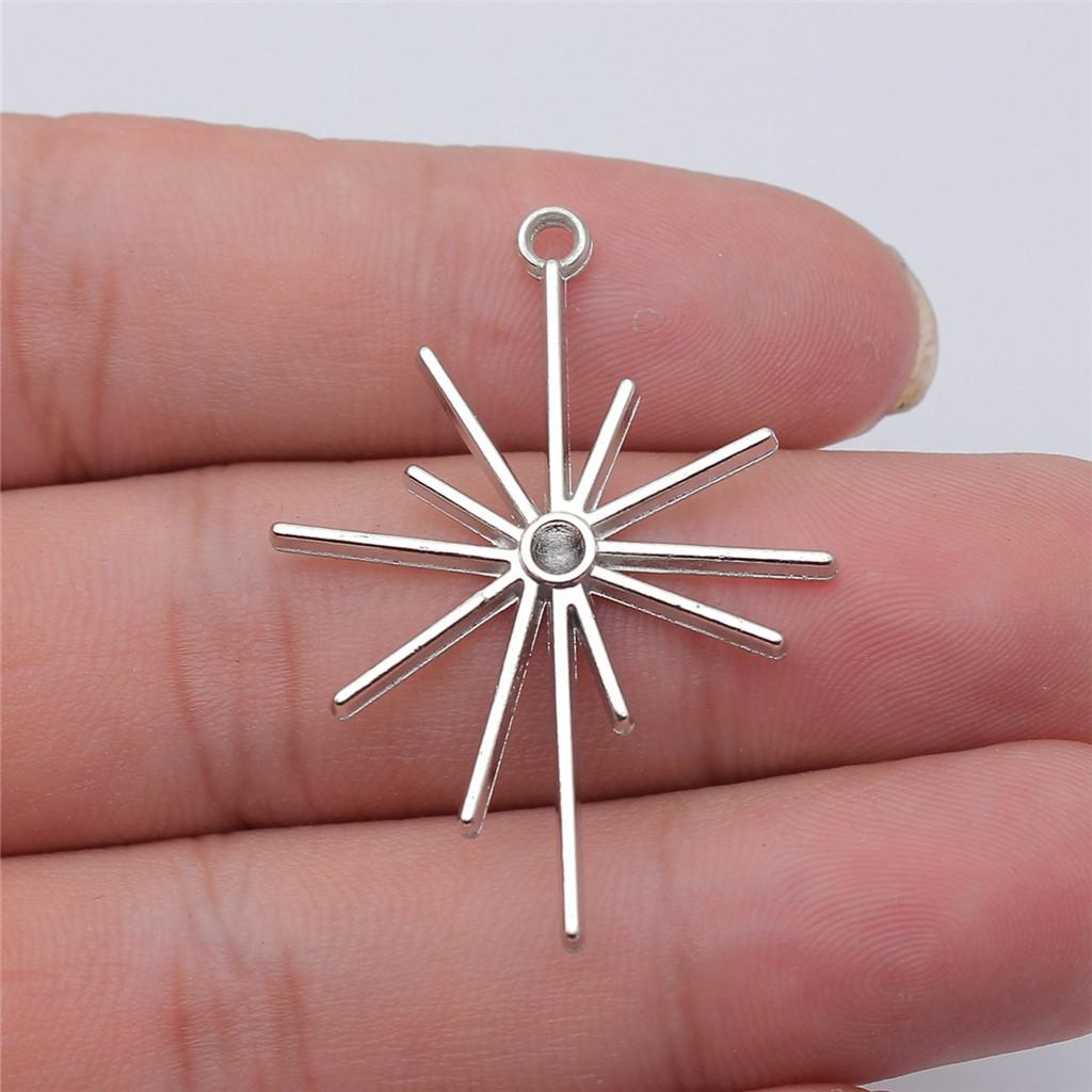 

Шарми Сонце Сонячне світло Підвіски Вінтажні Ювелірні Вироби Матеріали QC126 A41-10pcs-42x31mm