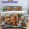 3pcs Anime Teddy Bear Bedding Set - Includes One Quilt Cover and Two Pillowcases (No Core) - Perfect for Bedroom and Guest Room Decoration,