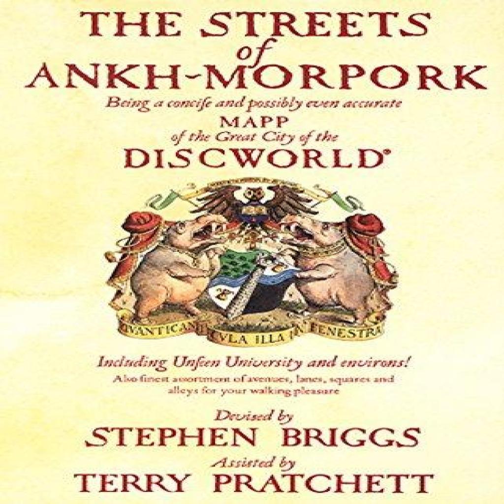 The Streets Of AnkhMorpork by Terry Pratchett Paperback Book 9780552141611