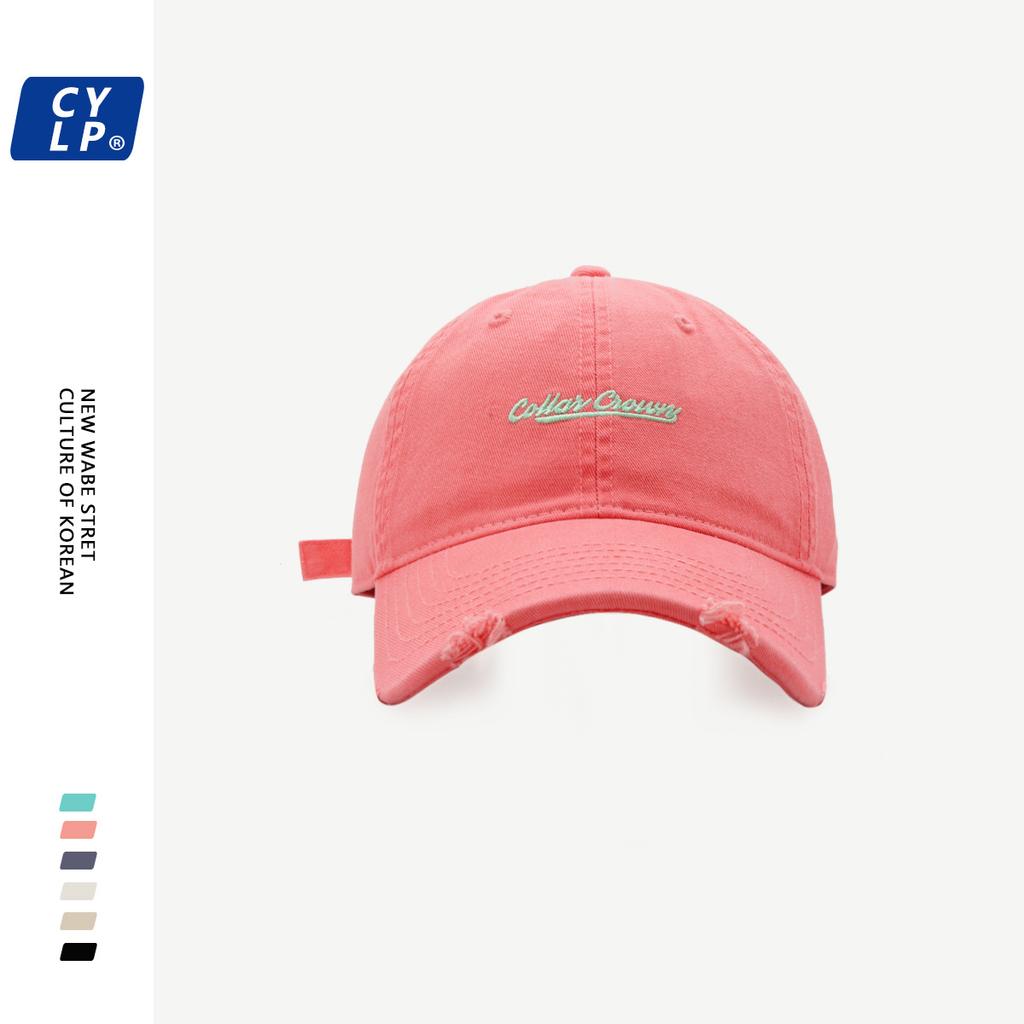 Spring and summer hats, women's summer high-quality alphabet baseball caps, street tide ripped peaked caps, male and female couples