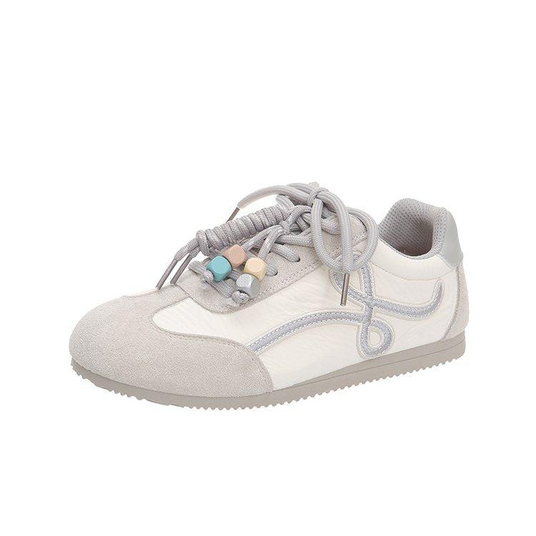 Retro Inner Height Increase Blue German Training Shoes Women's 2025 New Spring Versatile Forrest Gump Shoes Flat Casual Sports Shoes