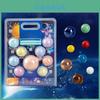 Planet Exploration Plaster Archaeology Toy For Kids With Solar System Puzzle Set
