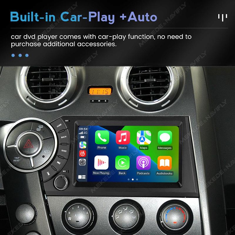 Navifly 7inch Android 13 Car Radio Stereo Multimedia Player For SsangYong Kyron Actyon 2005-2011 Navigation GPS CarPlay Monitor