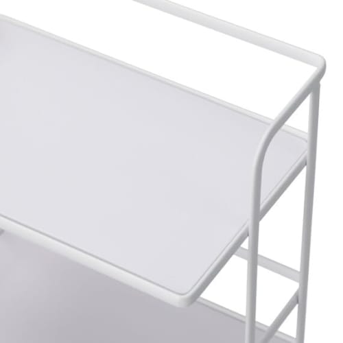 NITORI RAW2 Seasoning Rack, 2 Tiers, White, 30cm Wide, 8910792