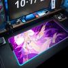 elysia Mouse Pad RGB Gaming Mousepad Big LED Pad PC Desk Mat Luminous Mouse Pad Large Keyboard Mats Table Rug With Backlit