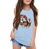 Girls  Kids Summer Crewneck Sleeveless Shirts Tank Tops