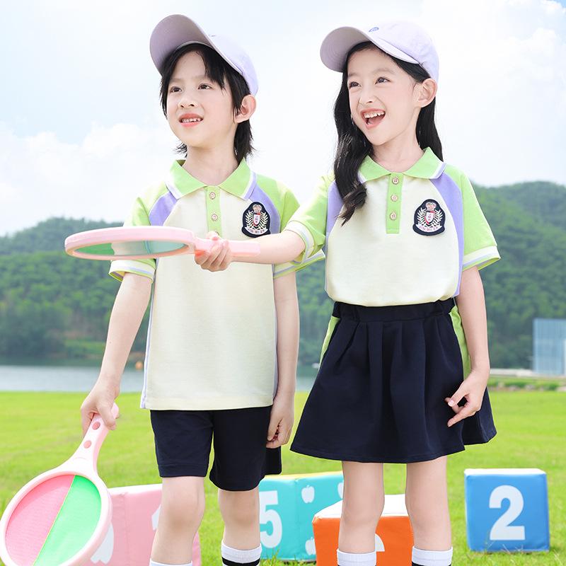 Three-Piece School Uniform Set: Autumn/Spring Sportswear & Baseball Style for Primary, Middle, and Large Kids