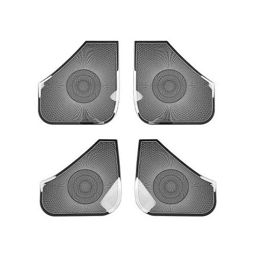 Black Stainless Steel Black Auto Speaker Cover Car Subwoofer Grille Net Accessories For Hyundai Santa Fe MX5 2026 2026
