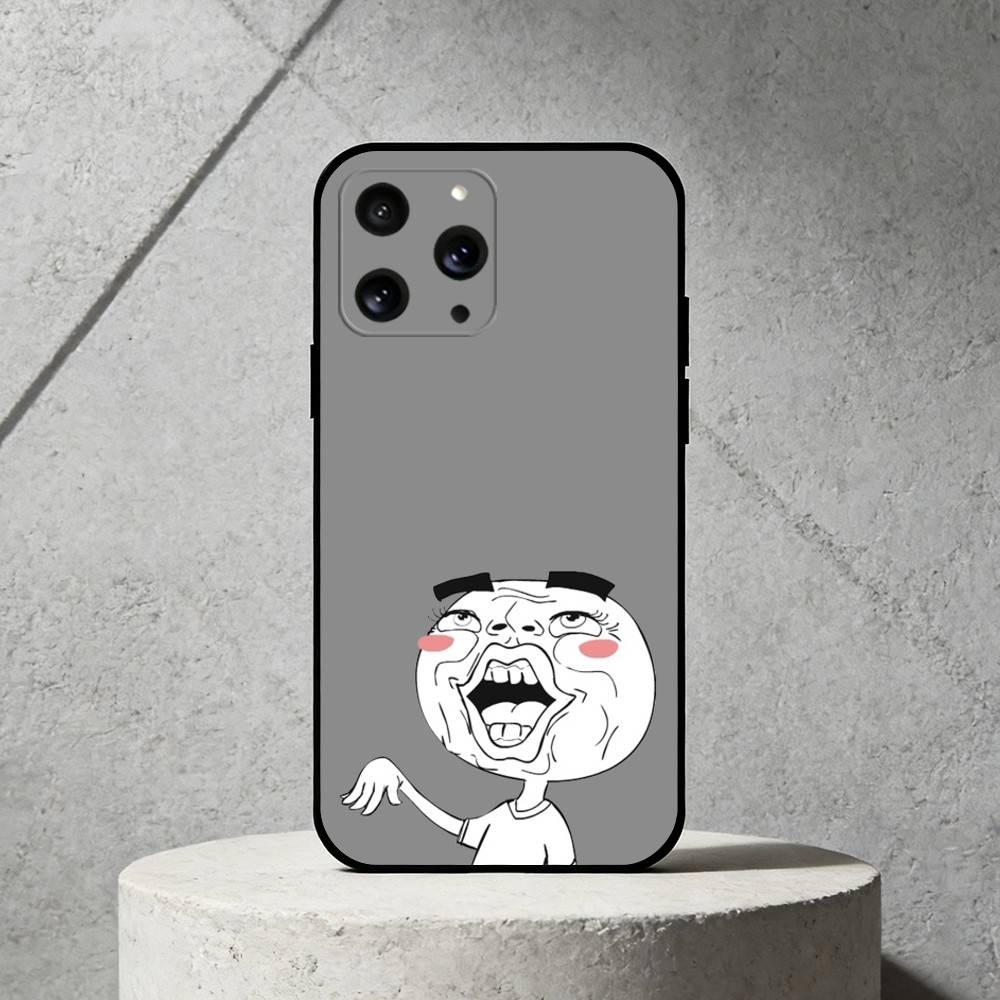 

R-Runaway expression Phone Case For iPhone 17,16,15,14,13,12,11 Plus,Pro Max,SE4Soft Silicone Black Cover iPhone17