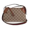 815218 FAEAA 9762 2WAY Bag Brown Leather Women