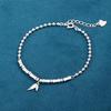 Women's High-End S925 Sterling Silver Bamboo Bead Bracelet: Elegant Chinese Ancient Style