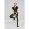 Legging Femme - Urban Classic - Camo Waist - Taille Haute - Ajustée - Rouge