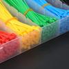 900pcs 6 Colors Multicolor Zip Ties Self-Locking Portable Zip Ties  Cord Management
