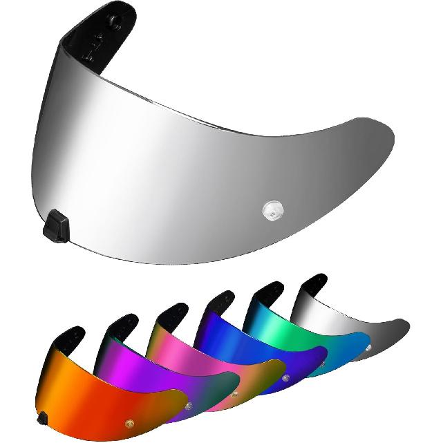 

PSLER Helmet Visor for T520 ST1400 R1 - T520 ST1400 R1 Face Shield Helmet Visor Helmet Accessories,Dark Black Gray серебряный