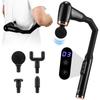 Pistola de Massagem Portátil Fascia Gun Tecido Profundo Com Cabo Estendido 6 Níveis Massageador de Costas Massageador Corporal para Pescoço Ombro Costas Perna