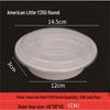 Disposable Round Plastic Meal Box