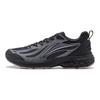 Li Ning Cushioning Slip Resistant Abrasion Resistant Low top Running Shoes Men's Shadow Gray ARXT021-3