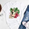 T-shirt Estiva alla Moda con Stampa di Ragazza del Caffè Cartone Animato, Top Casual da Donna, Magliette Grafiche Vintage, Maglietta Pro Choice