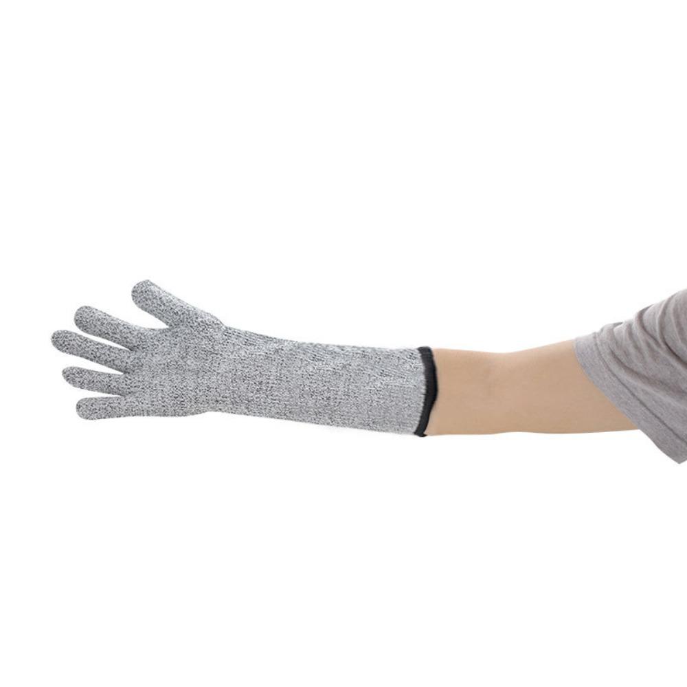 1Pair Breathable Safety Sleeves 20-55cm Anti Cut Arm Sleeve Durable Protection Gloves Labor