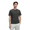 Skechers Casual Series Comfortable Versatile High-End Urban Short Sleeve T-Shirt Men Tops Carbon-Black P225M122-0018