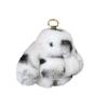 Handmade Soft Bunny Pompom Charmss, Fluffys Bunny Keychain, Faux  Furs Keyring Pendant For Girls