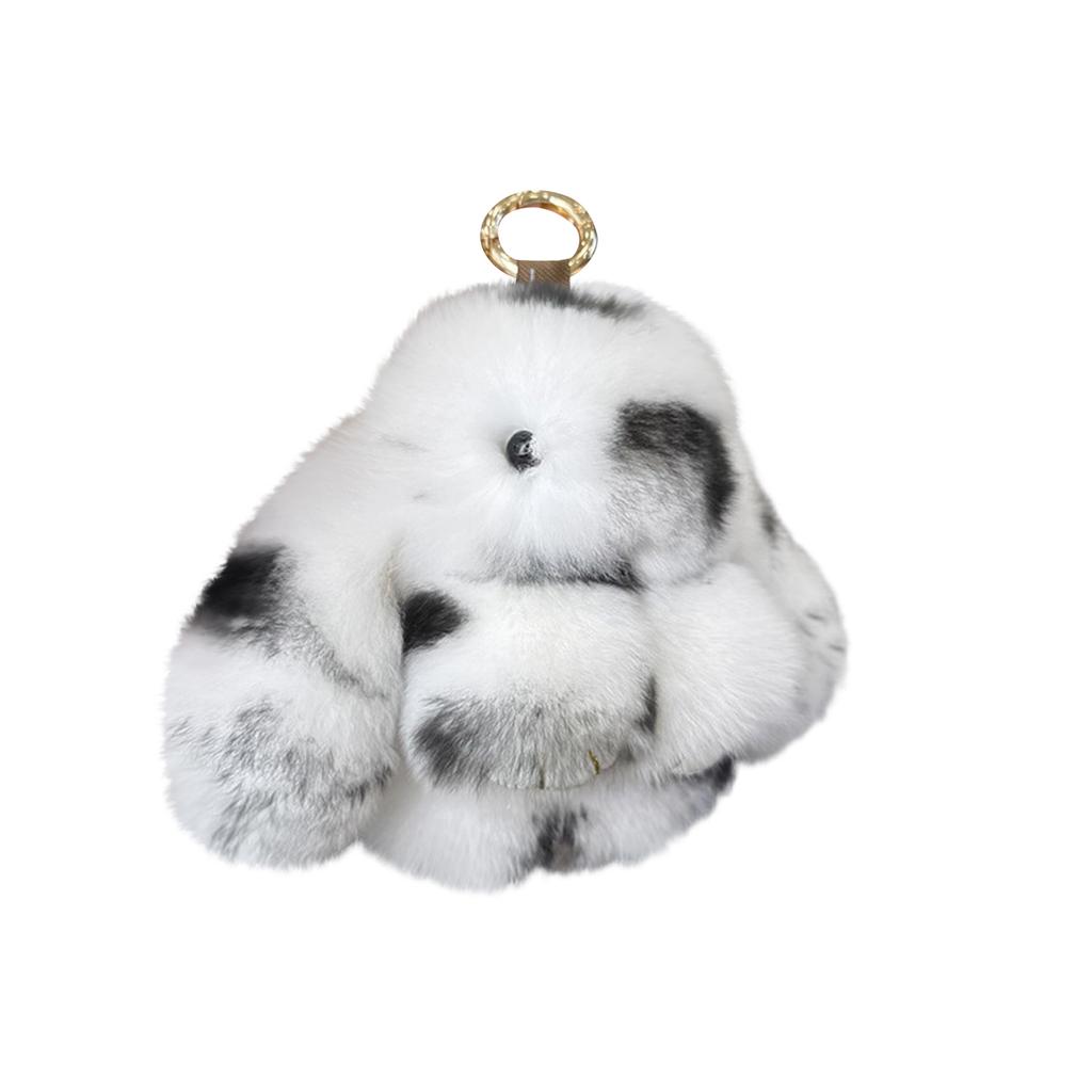 Handmade Soft Bunny Pompom Charmss, Fluffys Bunny Keychain, Faux  Furs Keyring Pendant For Girls