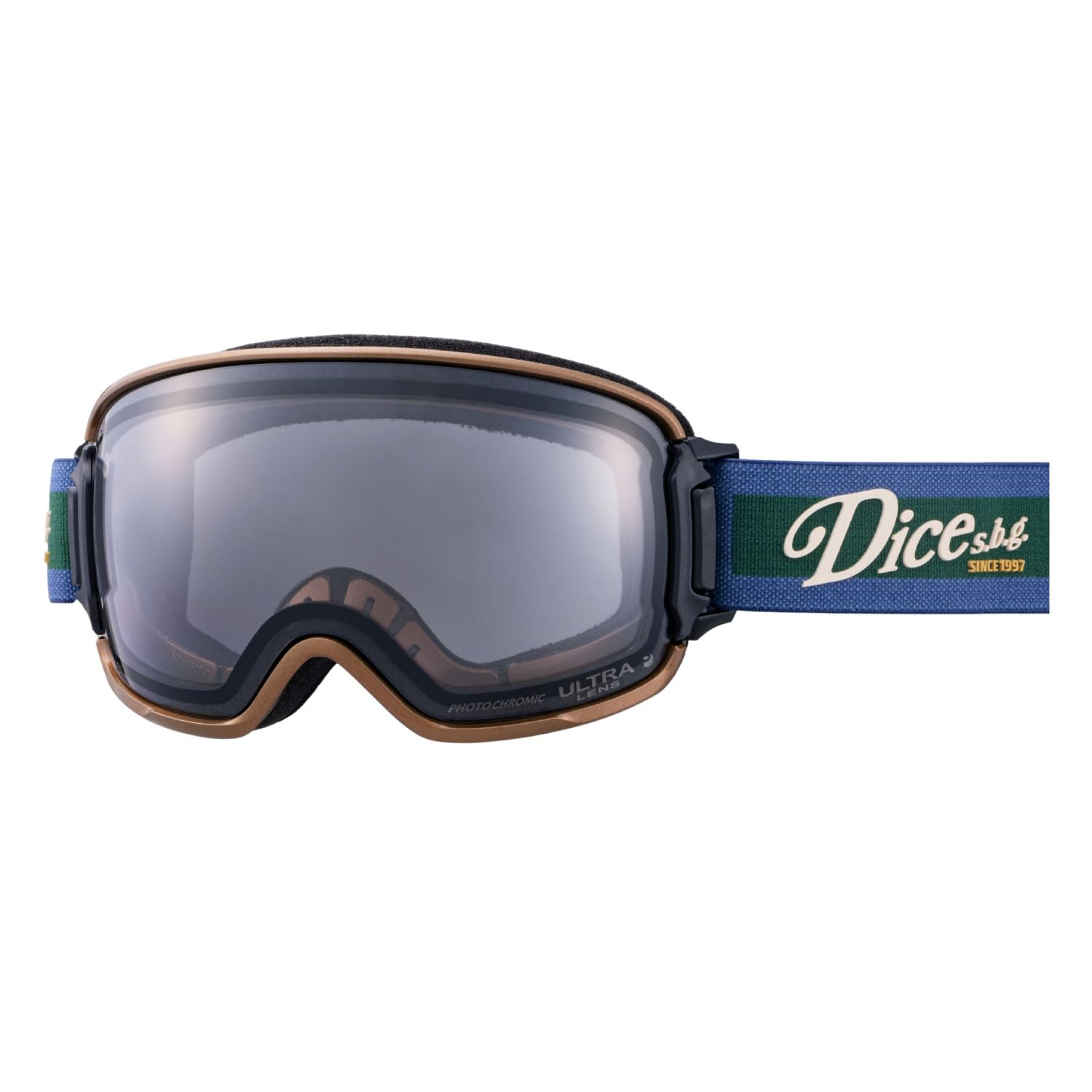 

DICE BANK BRZ BANK Snow Goggles Made in Photochromic Ultra Light Gray with Light Silver UV Spherical and (BK54570) Japan, Mirror, Mirror, Anti-Fog,