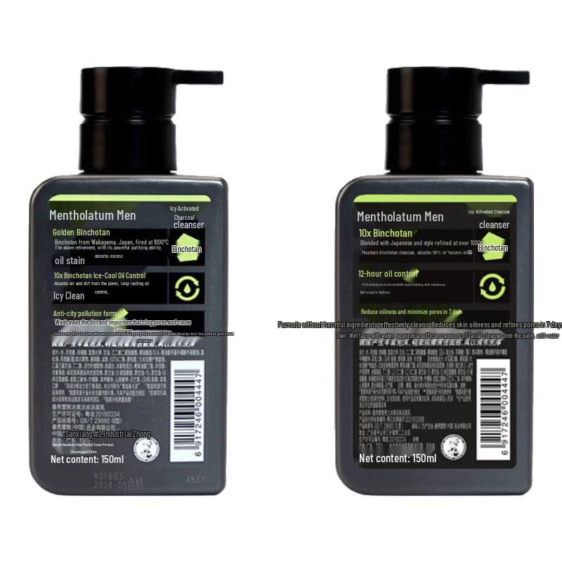 MENTHOLATUM Männer Gesichtsreiniger Icy Charcoal