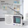 Portable Mini Radio SW/AM/FM Battery Operated Telescopic Antenna Digital Radio Receiver Built-in Speaker for Fishing Picnic