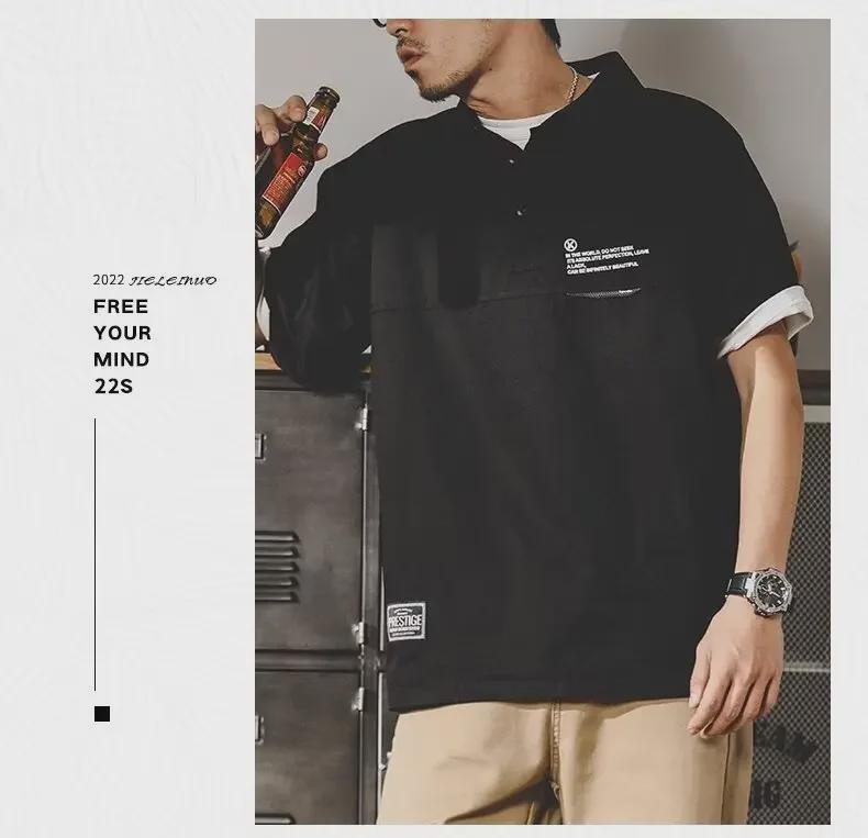 Men's Trendy Slim Fit Korean Polo Shirt - Short Sleeve, Summer 2024 Collection