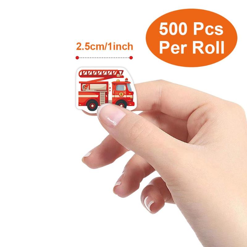 500ks Kreslené Umělecké Dárkové Samolepky Hasičské Auto Rolovací Graffiti Scrapbooking Obývací Pokoj Telefon Komunita Skateboard Nostalgické Samolepky