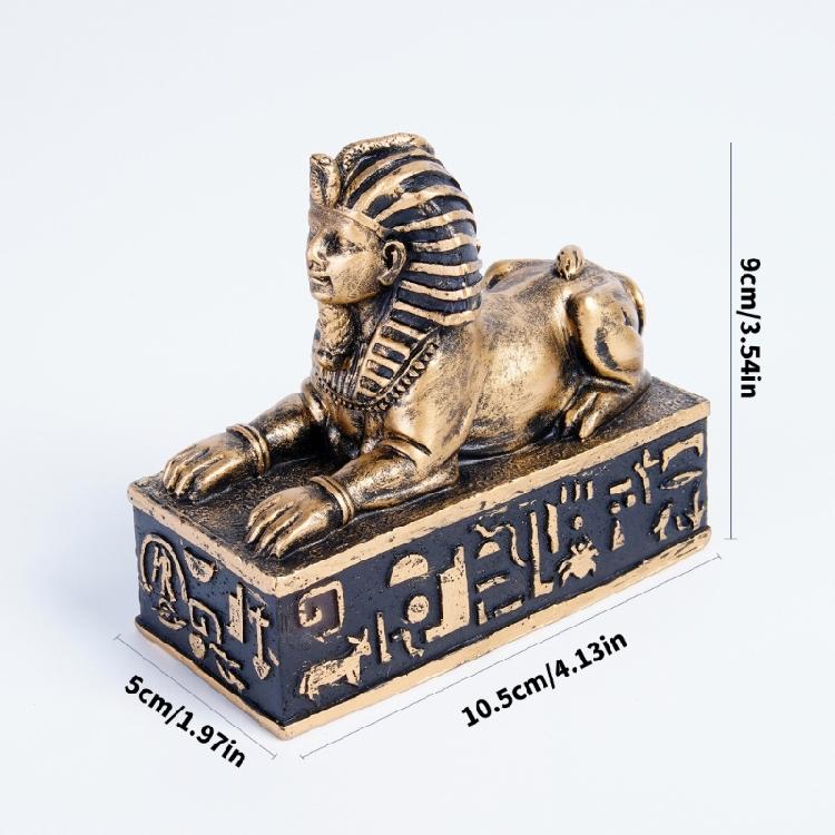 Egyptians Styles Sphinx Statue Figurines Desktop Ornament for Bookshelfs Cabinet Home Decors Table Centerpieces Gift