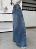 Girls' Autumn 2026 Wide Leg Jeans - Casual Straight Leg for Big Kids