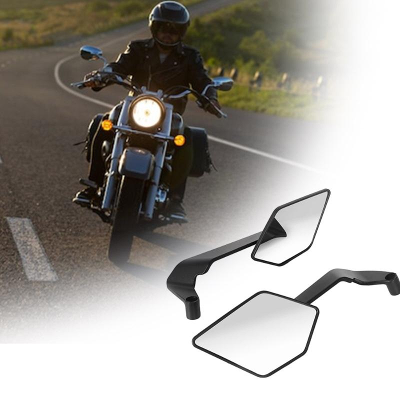 Werkzeuglose Montage Motorrad Seitenspiegel Hochtransparentes Glas Breite Kompatibilität Starkes Aluminiumdesign