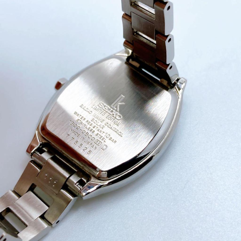 [USED] 433 Seiko Lucia 1B22-0BC0 Tonneau Date Solar Watch