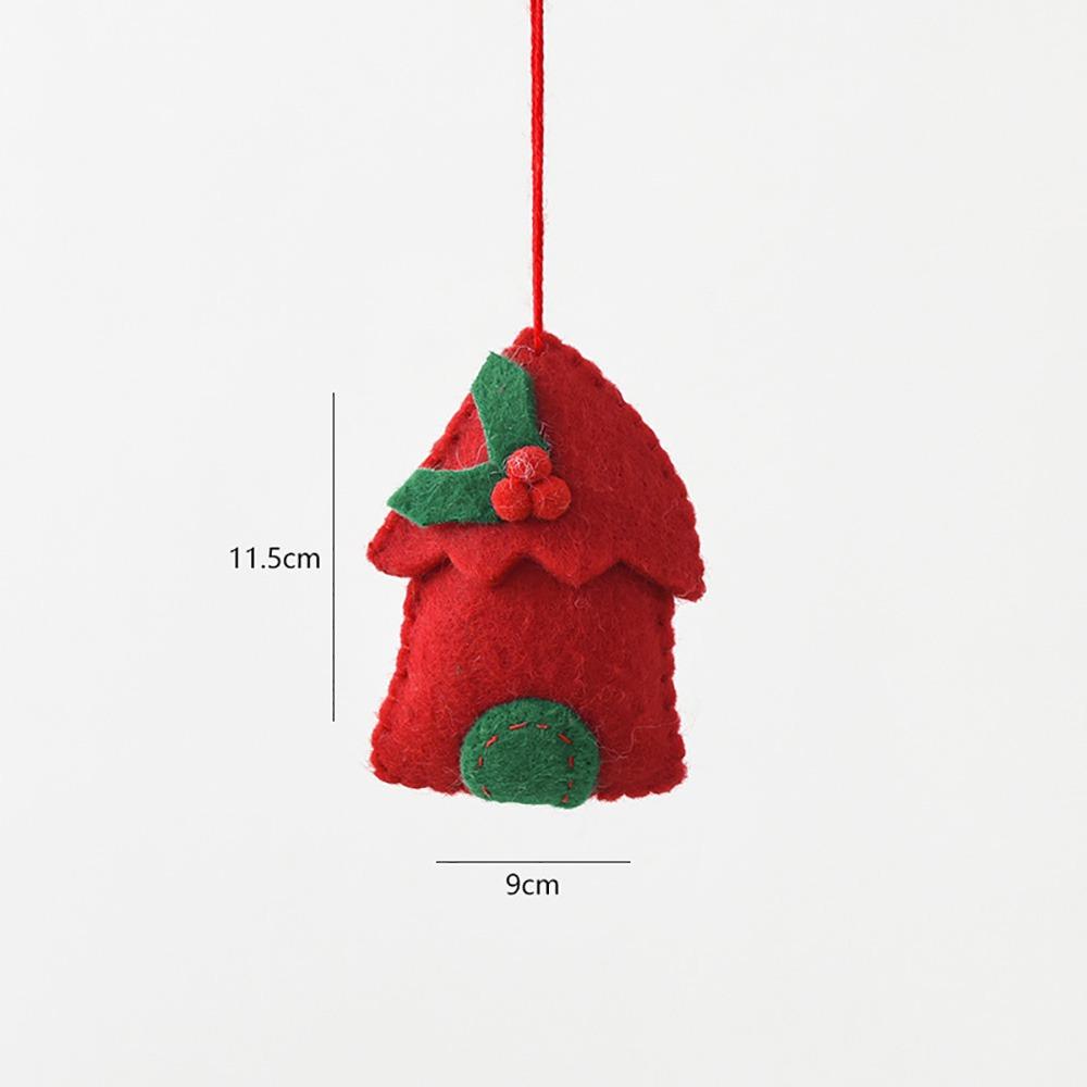 Felt Christmas Hanging Pendant Multicolor Christmas Tree Decoration Drop Ornament  Home Decoration