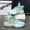Boys' Spring 2026 Non-Slip Soft Sole Basketball Shoes with Rotating Buckle