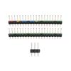 Raspberry Pi Pico Color Pin Header, Single Row, 20-Pin, 2.54mm Pitch (2-Pack)