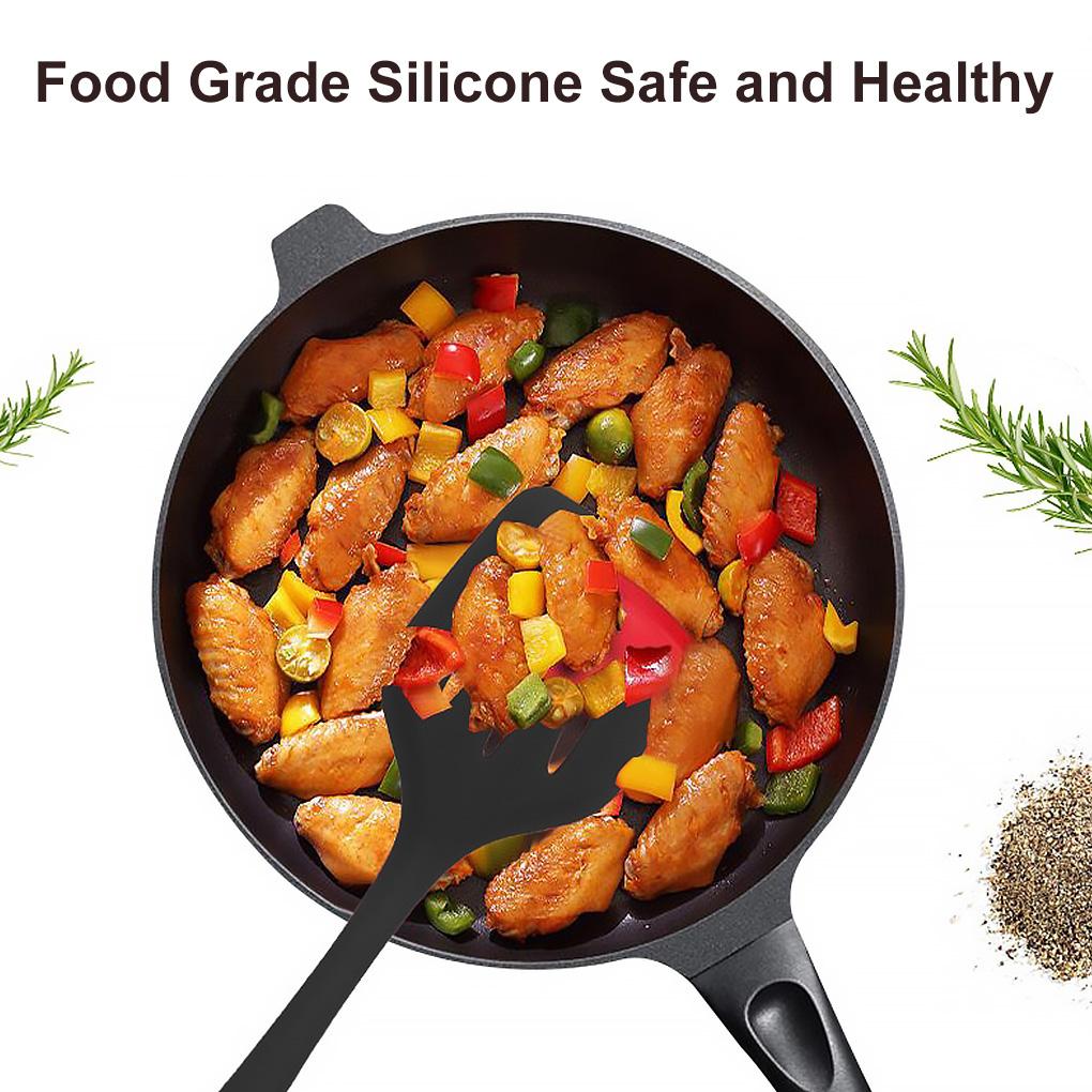 Kitchen Utensil Set Silicone Spoon Baking Cooking Tools Non-Stick Reusable